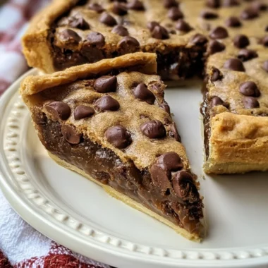 Delicious Chocolate Chip Cookie Pie Recipe (Easy to Make!)