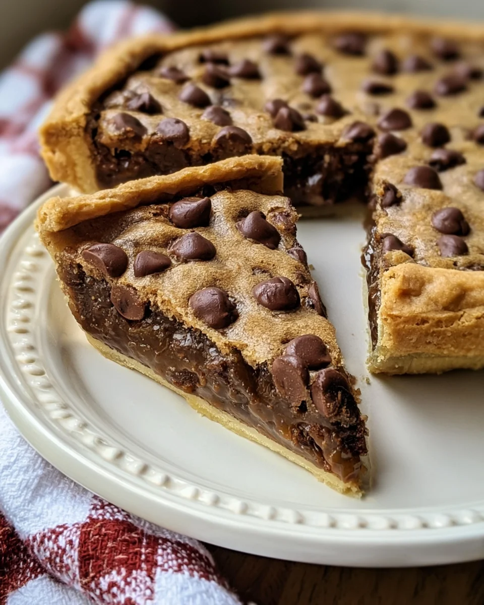 Delicious Chocolate Chip Cookie Pie Recipe (Easy to Make!)