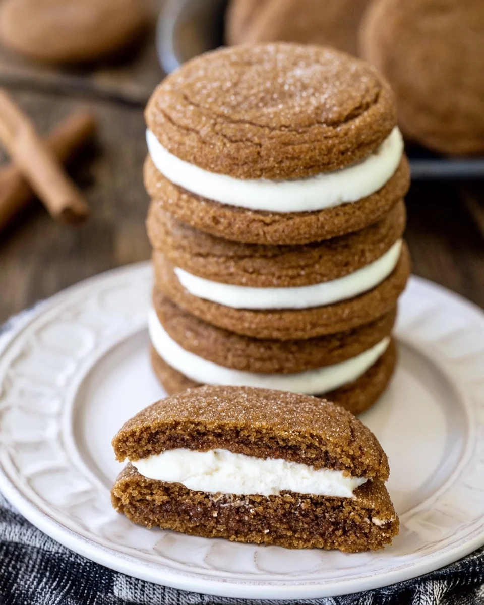 Delicious Molasses Cream Pie Cookies Recipe
