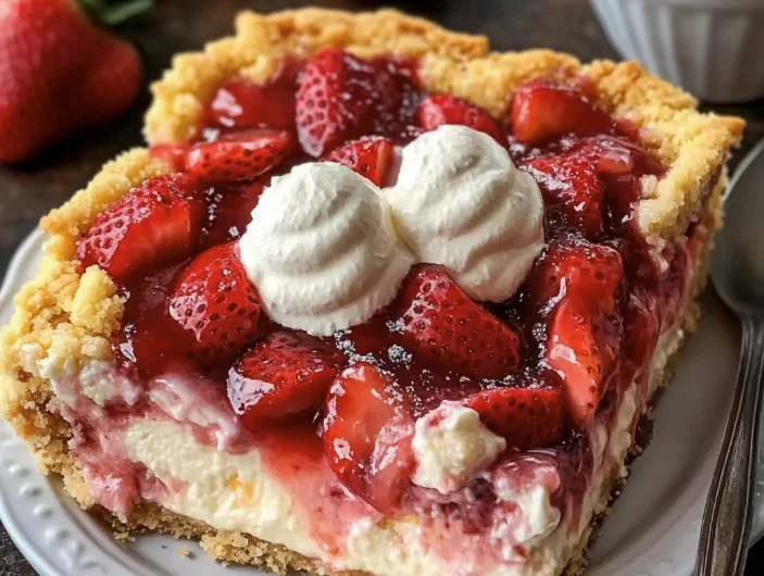 Delicious Strawberry Cheesecake Dump Cake Recipe