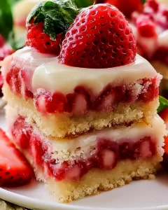 Delicious Strawberry Shortcake Bars Recipe