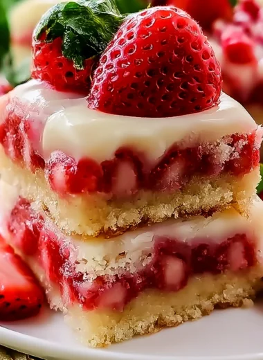Delicious Strawberry Shortcake Bars Recipe