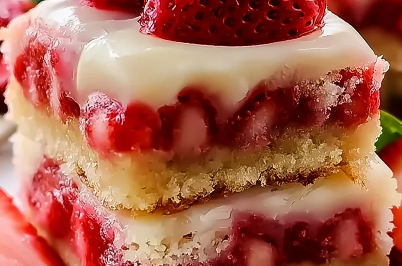 Delicious Strawberry Shortcake Bars Recipe