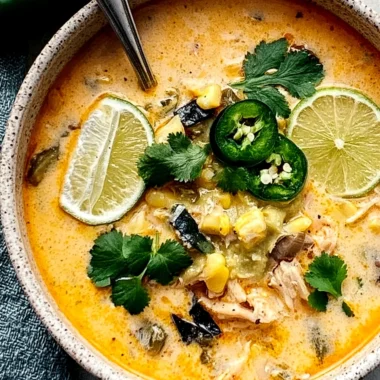 Deliciously Easy Chicken Poblano Soup Recipe
