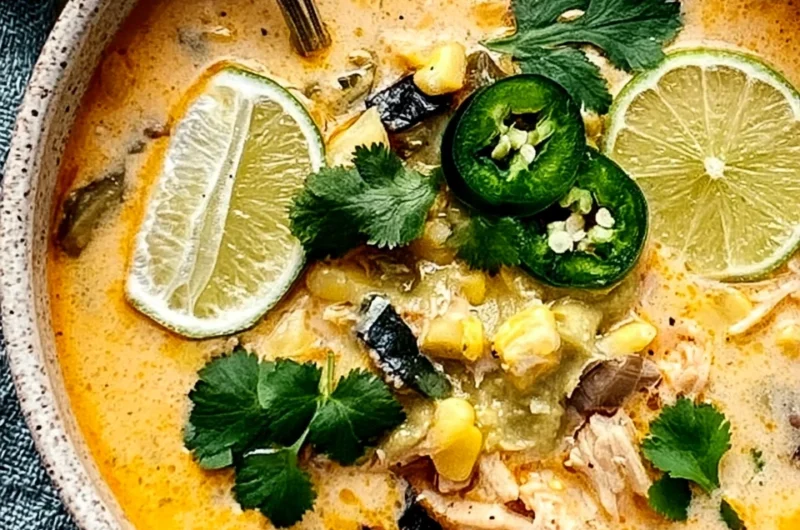 Deliciously Easy Chicken Poblano Soup Recipe