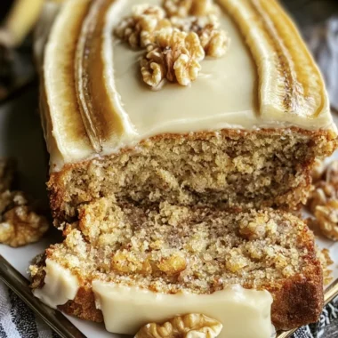 Deliciously Moist Homemade Banana Bread Cake Recipe