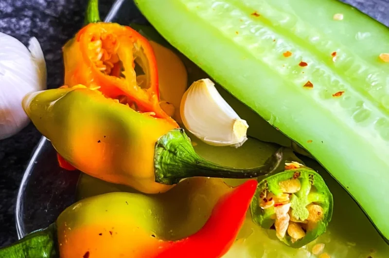 Deliciously Spicy Habanero Garlic Pickles Recipe
