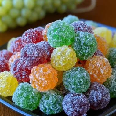Deliciously Tangy Sour Patch Grapes Recipe