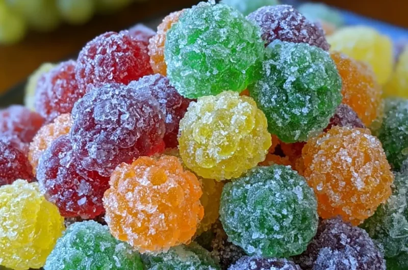 Deliciously Tangy Sour Patch Grapes Recipe