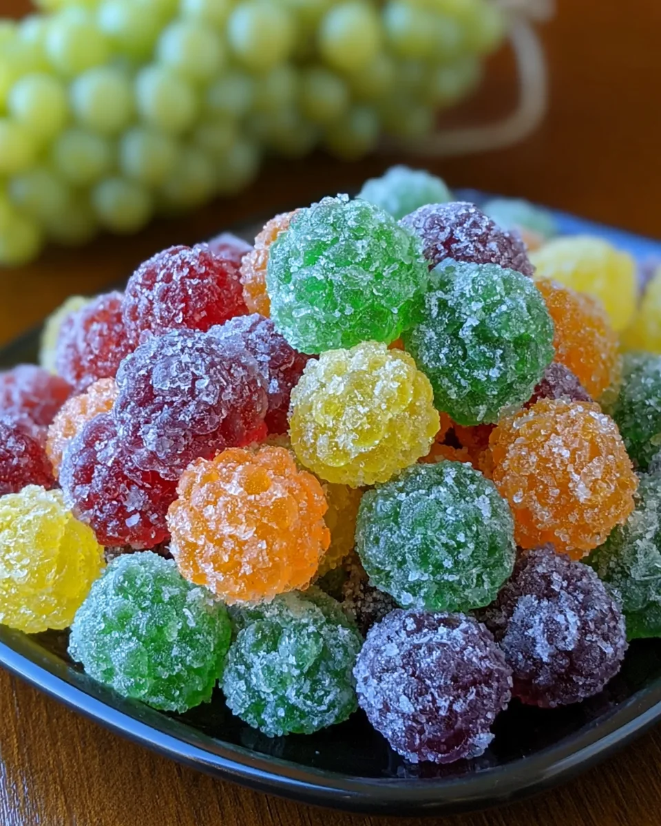 Deliciously Tangy Sour Patch Grapes Recipe