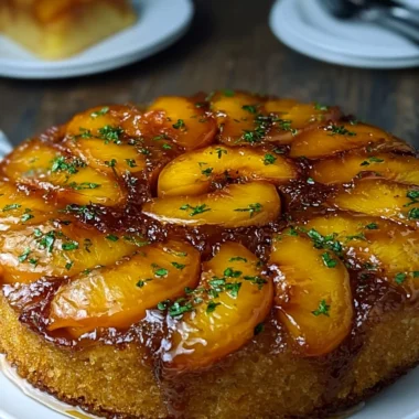 Delightful Peach Upside Down Cake Recipe for Sweet Moments