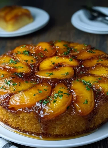 Delightful Peach Upside Down Cake Recipe for Sweet Moments