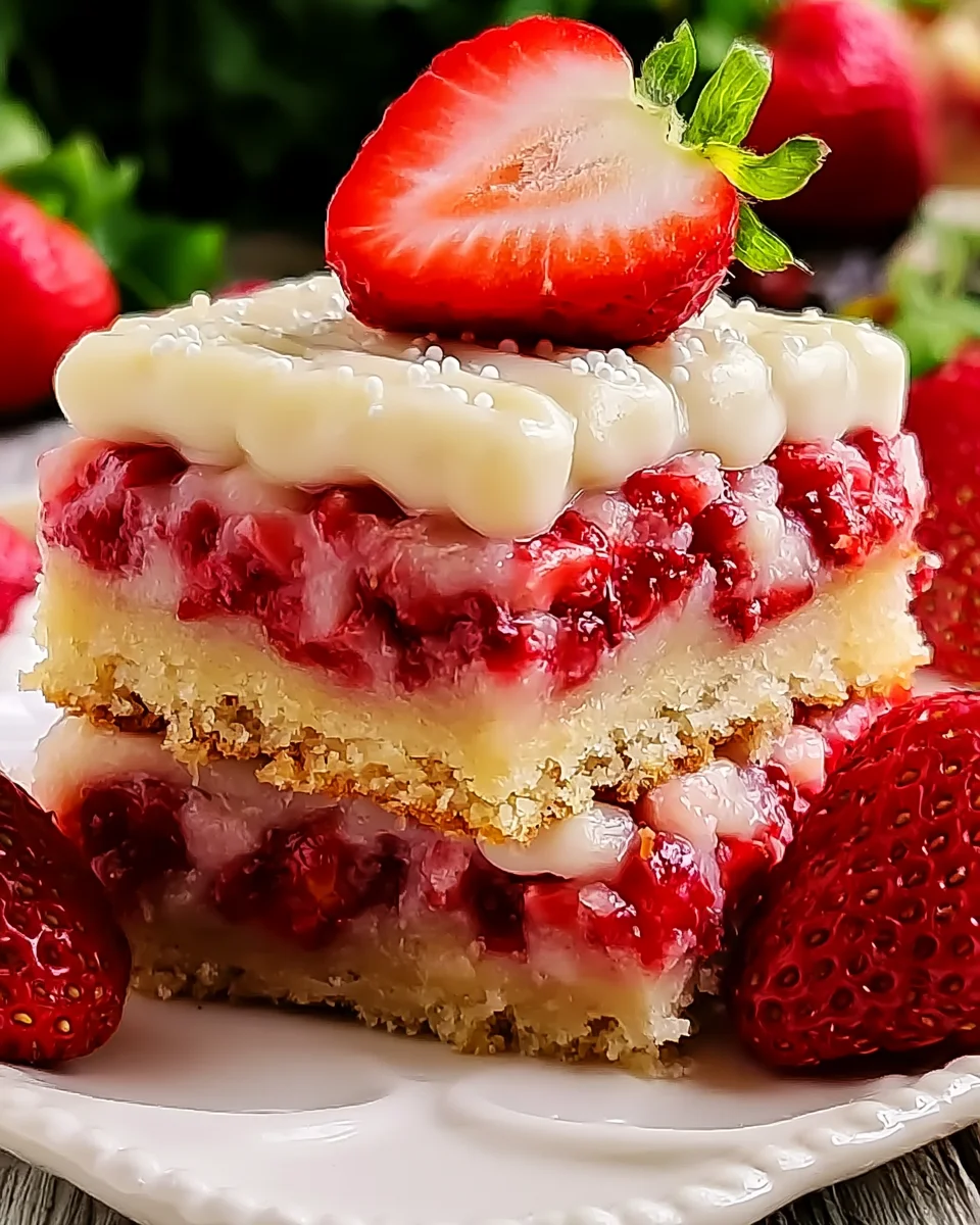 Delightful Strawberry Shortcake Bars Recipe