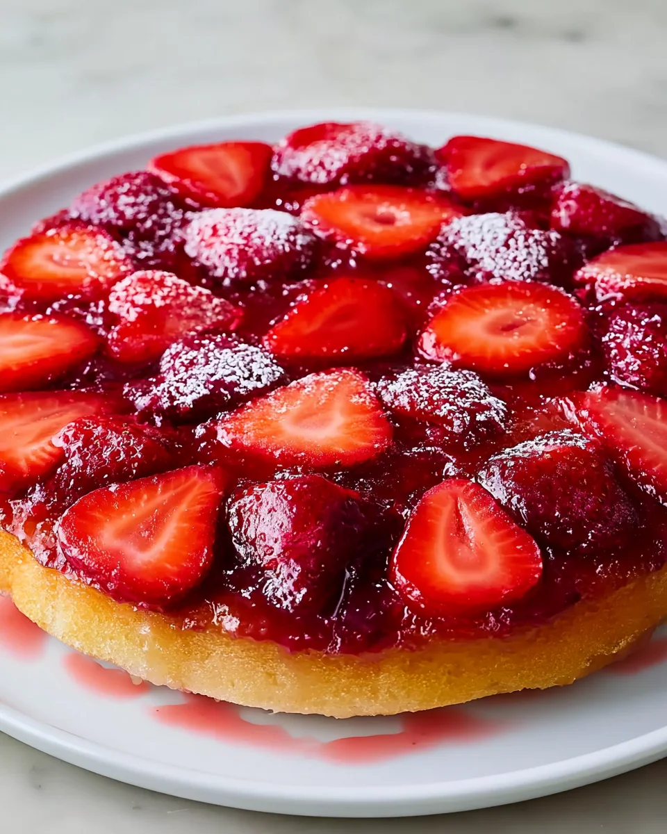 Delightful Strawberry Upside Down Cake Recipe
