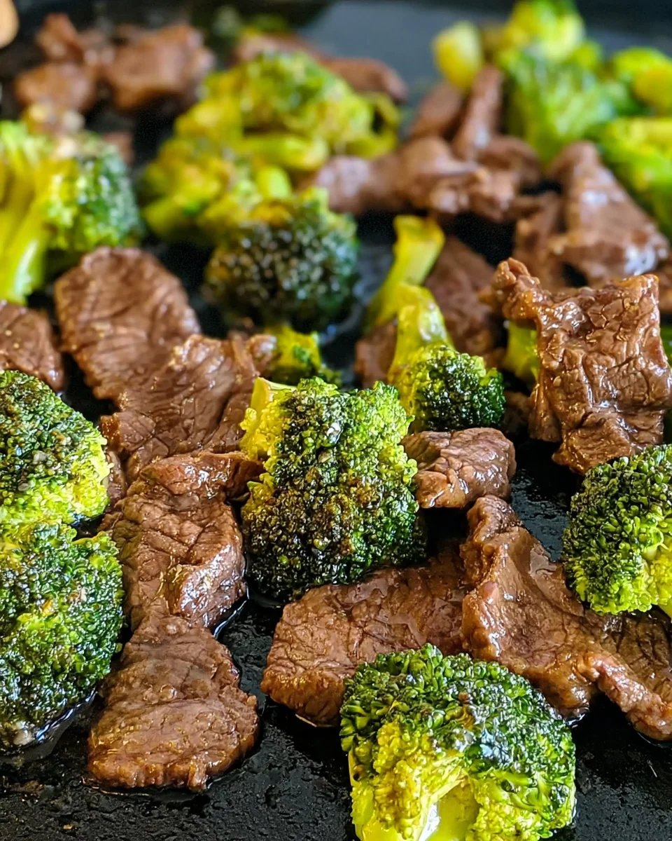 Easy Beef and Broccoli Recipe on the Blackstone Griddle