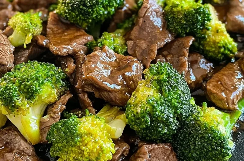Easy Beef and Broccoli Recipe on the Blackstone Griddle