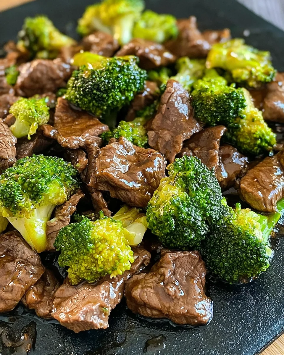 Easy Beef and Broccoli Recipe on the Blackstone Griddle