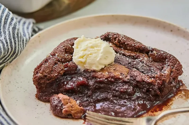 Easy Chocolate Cobbler Recipe (Self-Saucing Delight!)