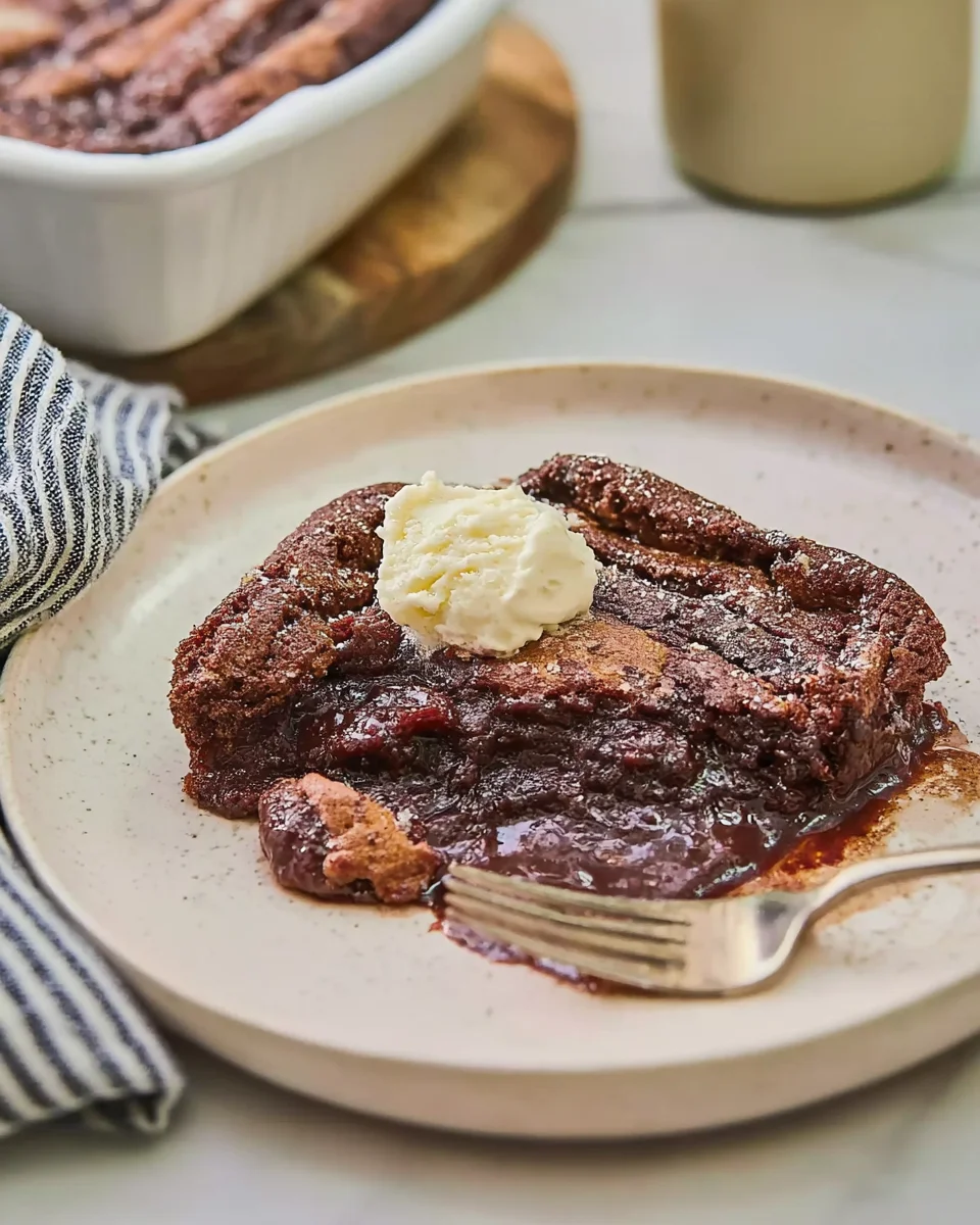 Easy Chocolate Cobbler Recipe (Self-Saucing Delight!)