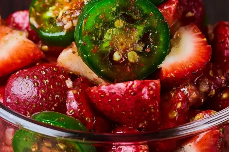 Fresh Strawberry Jalapeño Cowboy Recipe