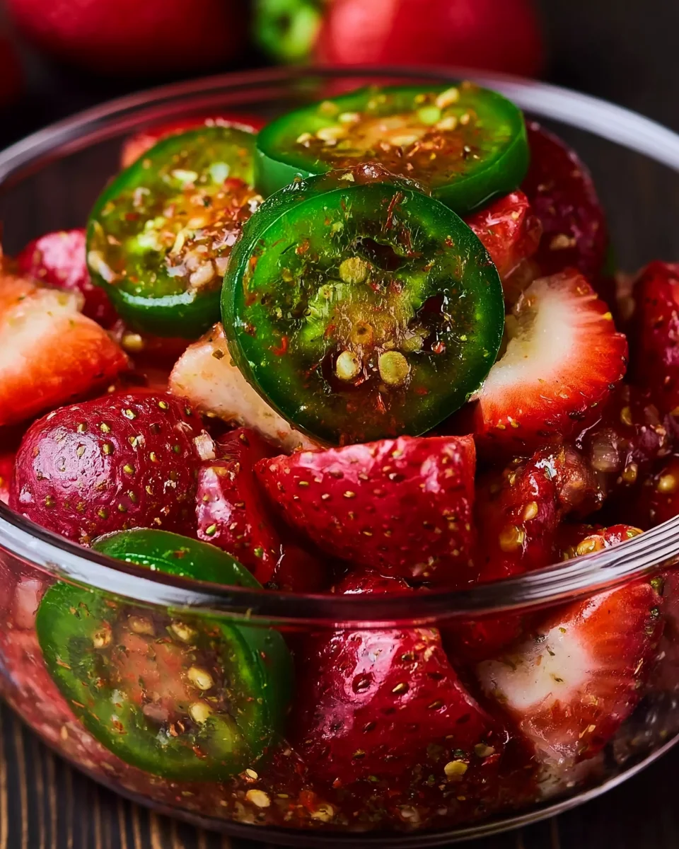 Fresh Strawberry Jalapeño Cowboy Recipe