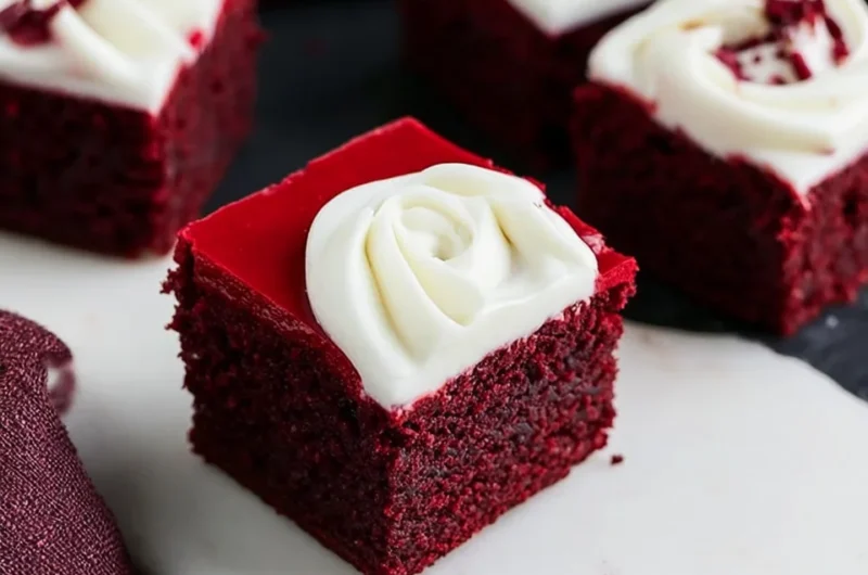 Fudgy Red Velvet Brownies Recipe (Irresistibly Delicious!)