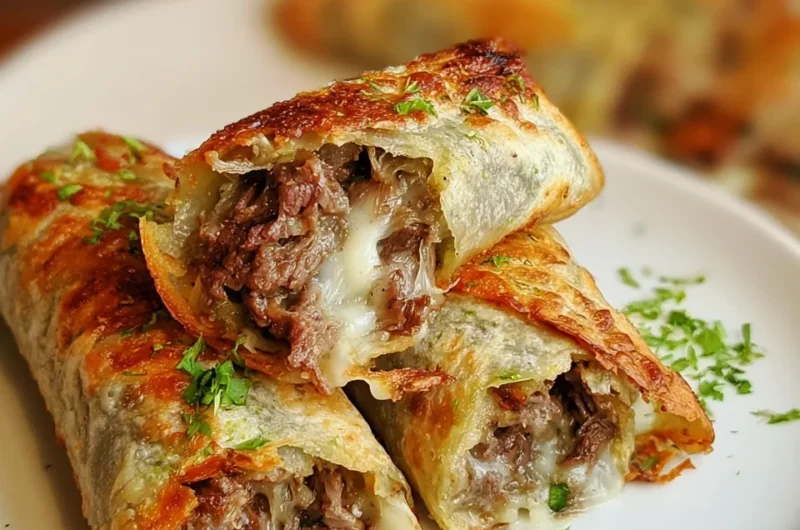 Keto Philly Cheesesteak Roll Ups Recipe