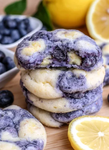Lemon Blueberry Cheesecake Cookies Recipe (Deliciously Easy!)