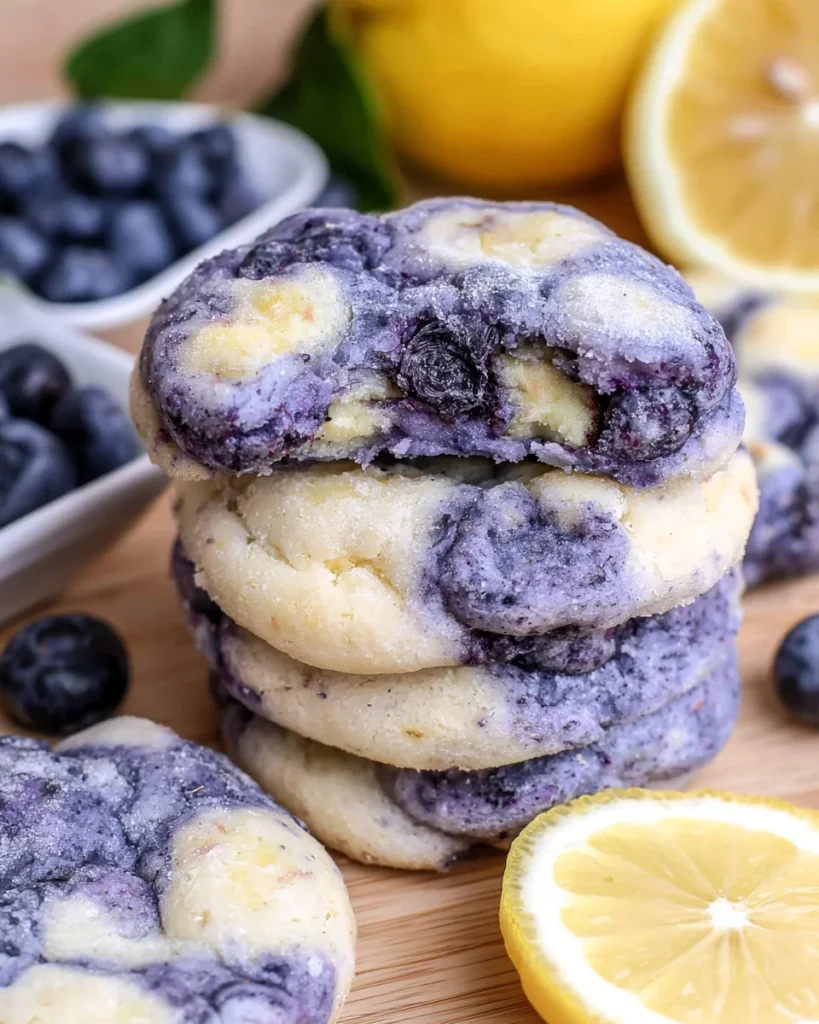 Lemon Blueberry Cheesecake Cookies Recipe (Deliciously Easy!)