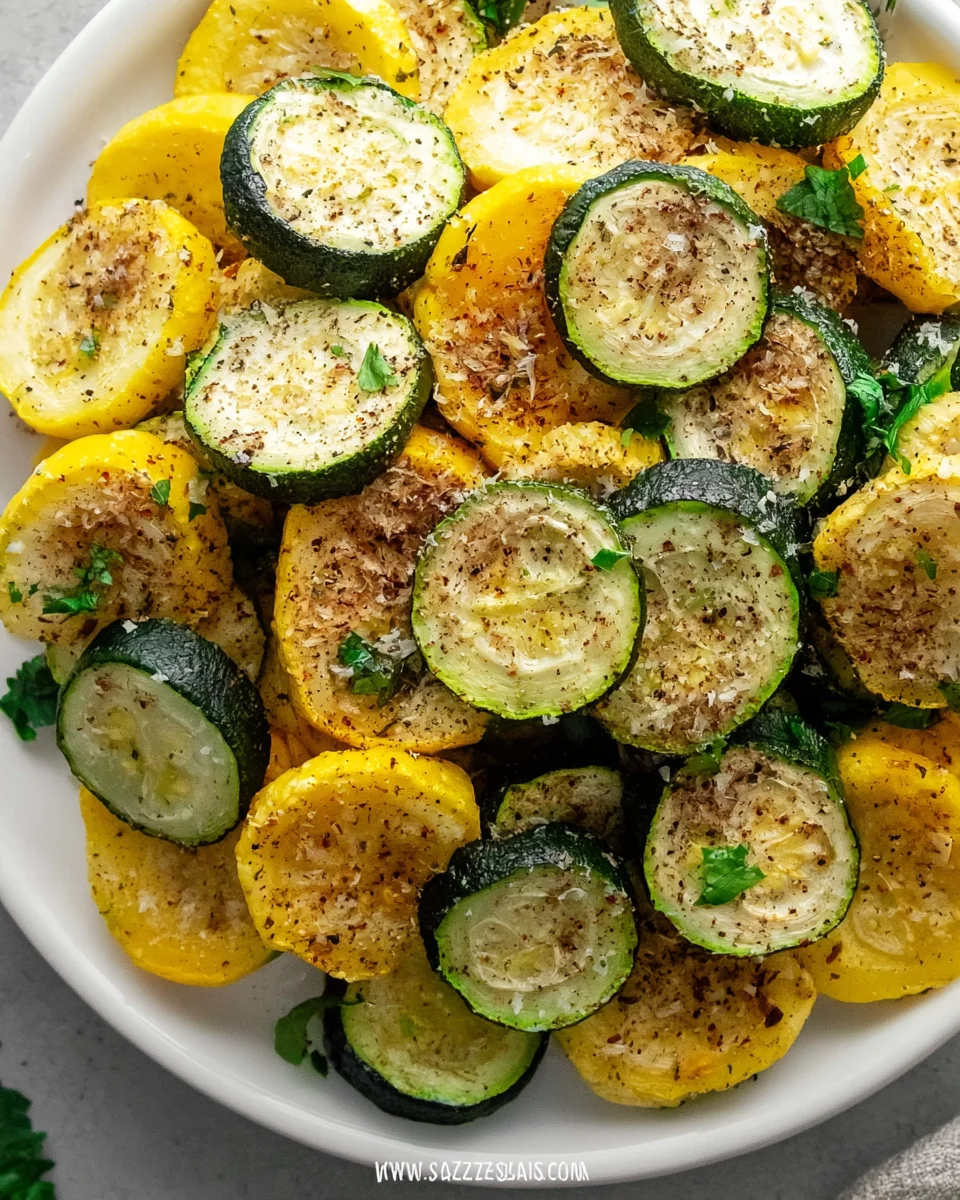 Oven Roasted Zucchini and Squash Recipe (Simple and Flavorful Side Dish)