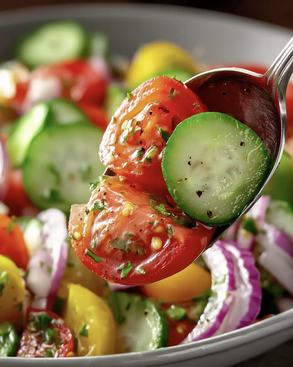 Quick and Refreshing Cucumber Tomato Salad Recipe