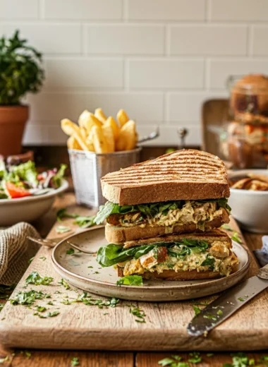 Quick & Creamy Chicken Sandwich Recipe
