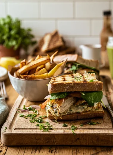 Quick & Creamy Chicken Sandwich Recipe