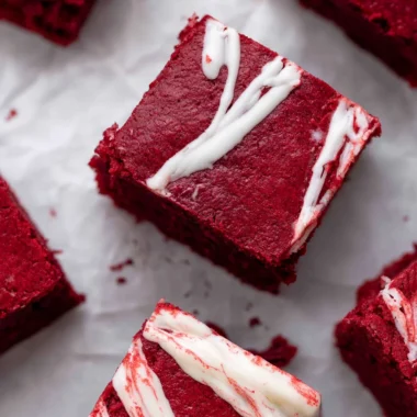 The Best Fudgy Red Velvet Brownies Recipe